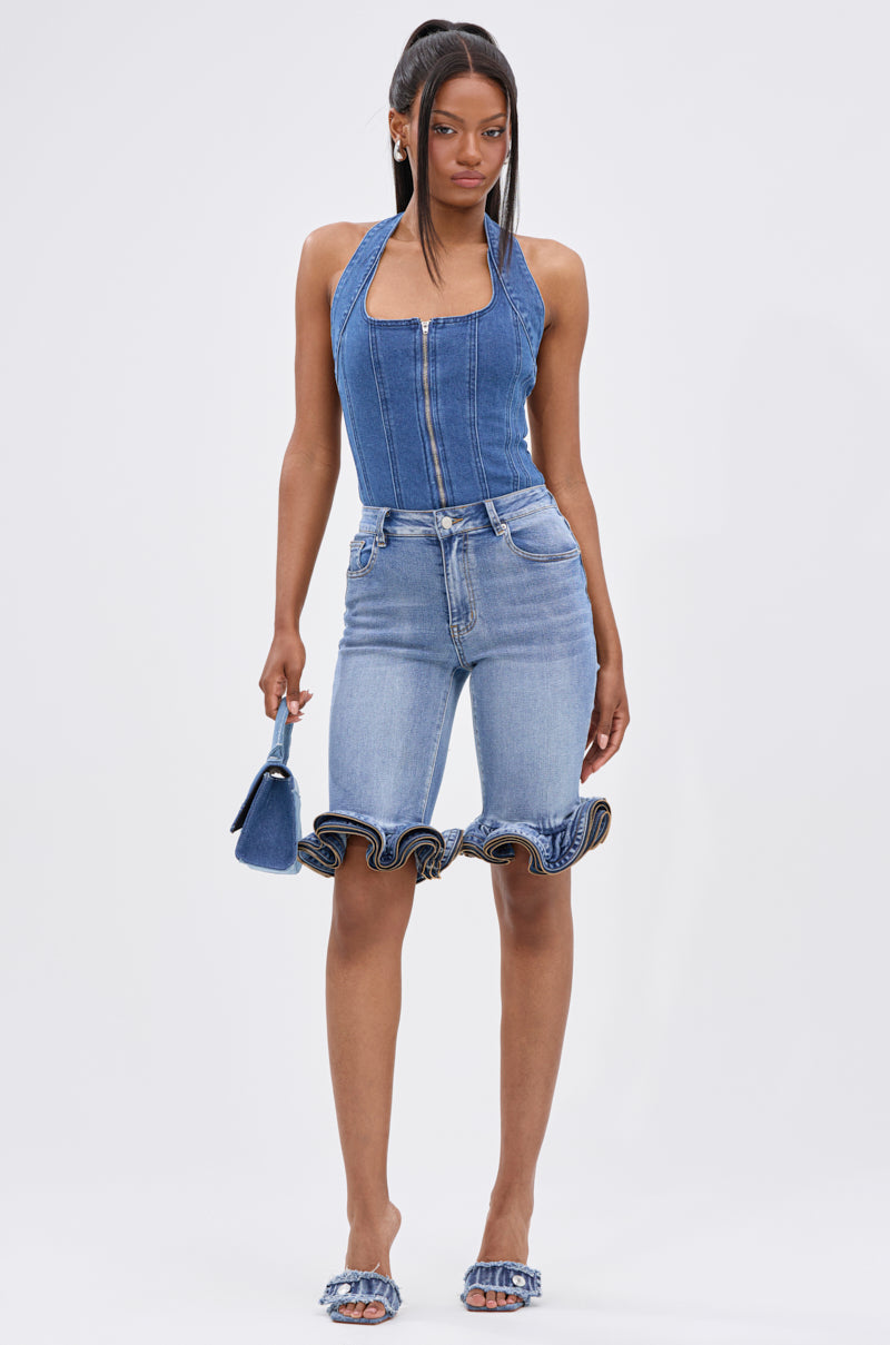 CALM AND COLLECTED CORSET TOP