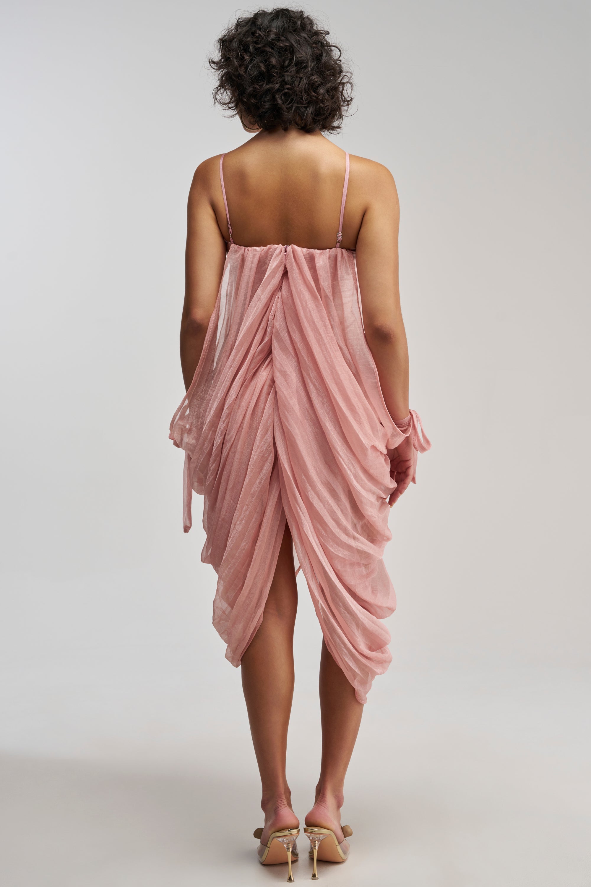 VIVA LA VIDA MESH DRESS IN MAUVE