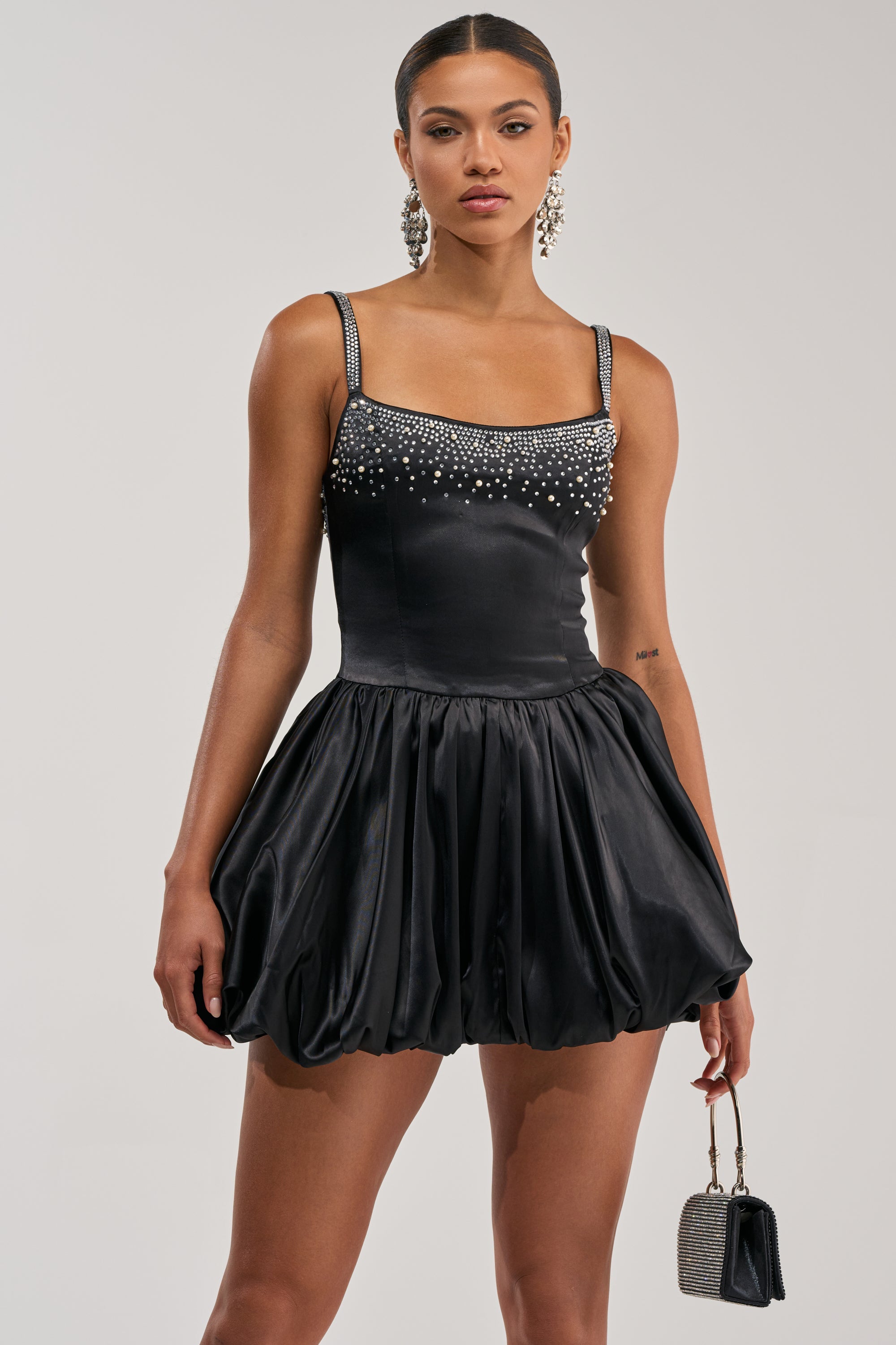 COSMIC DREAM EMBELLISHED MINI DRESS