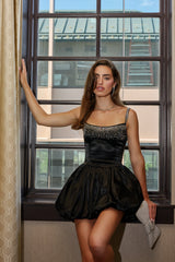 COSMIC DREAM EMBELLISHED MINI DRESS