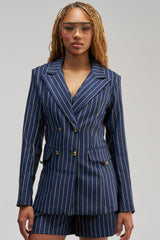 SUNDAY PINSTRIPE BLAZER