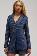 SUNDAY PINSTRIPE BLAZER