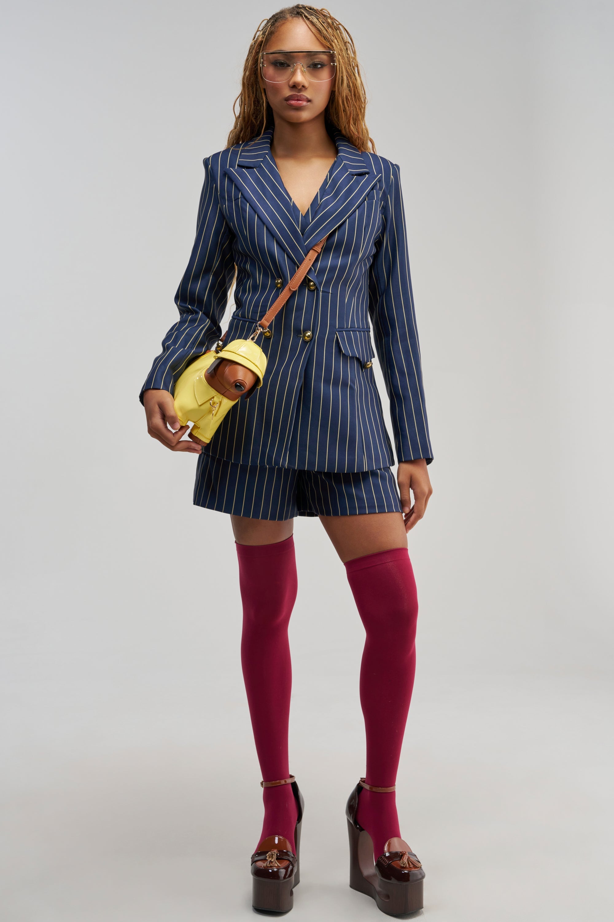 SUNDAY PINSTRIPE BLAZER