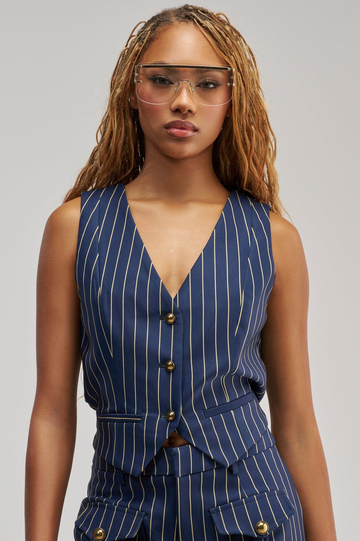 SUNDAY PINSTRIPE VEST