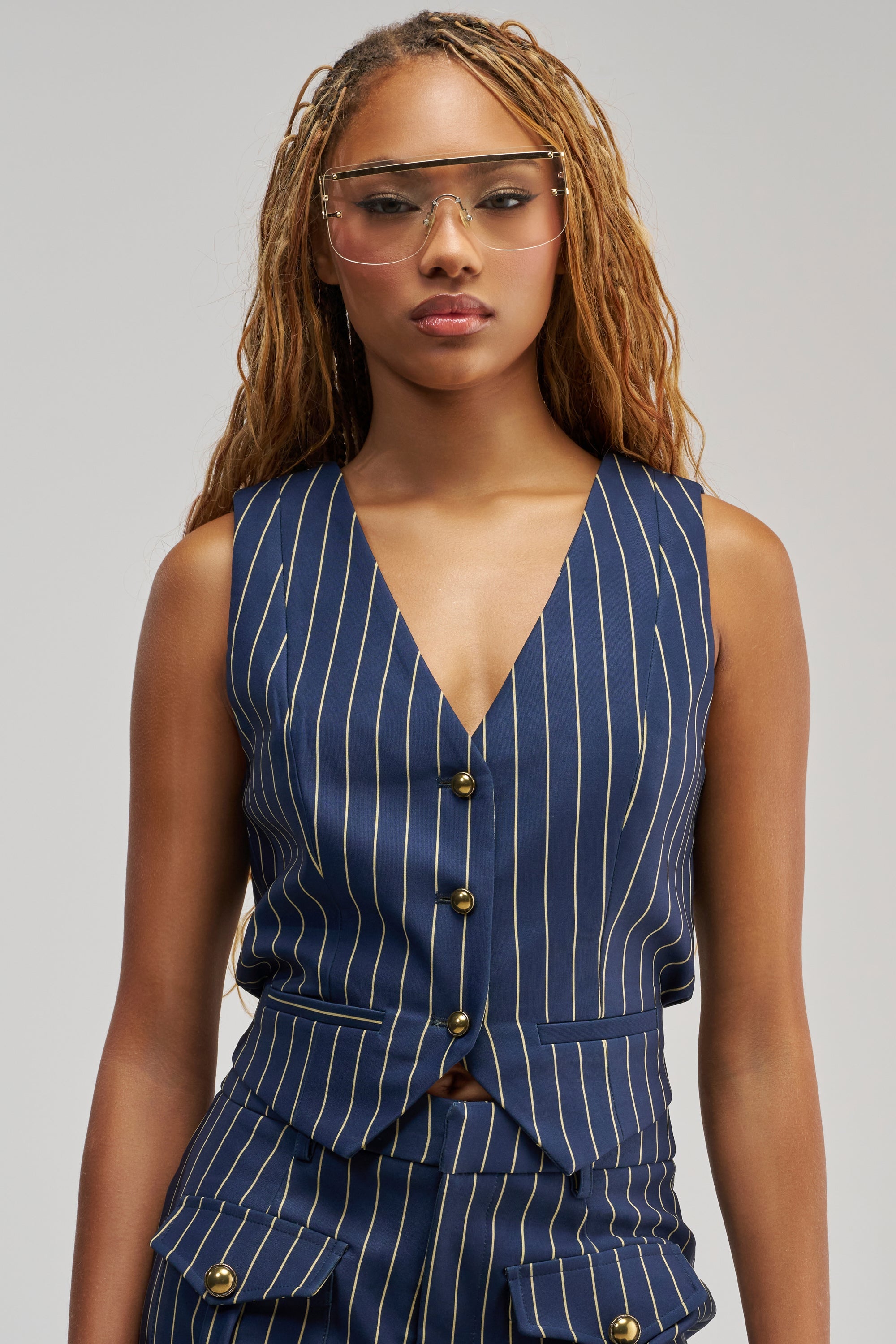 SUNDAY PINSTRIPE VEST
