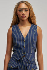 SUNDAY PINSTRIPE VEST