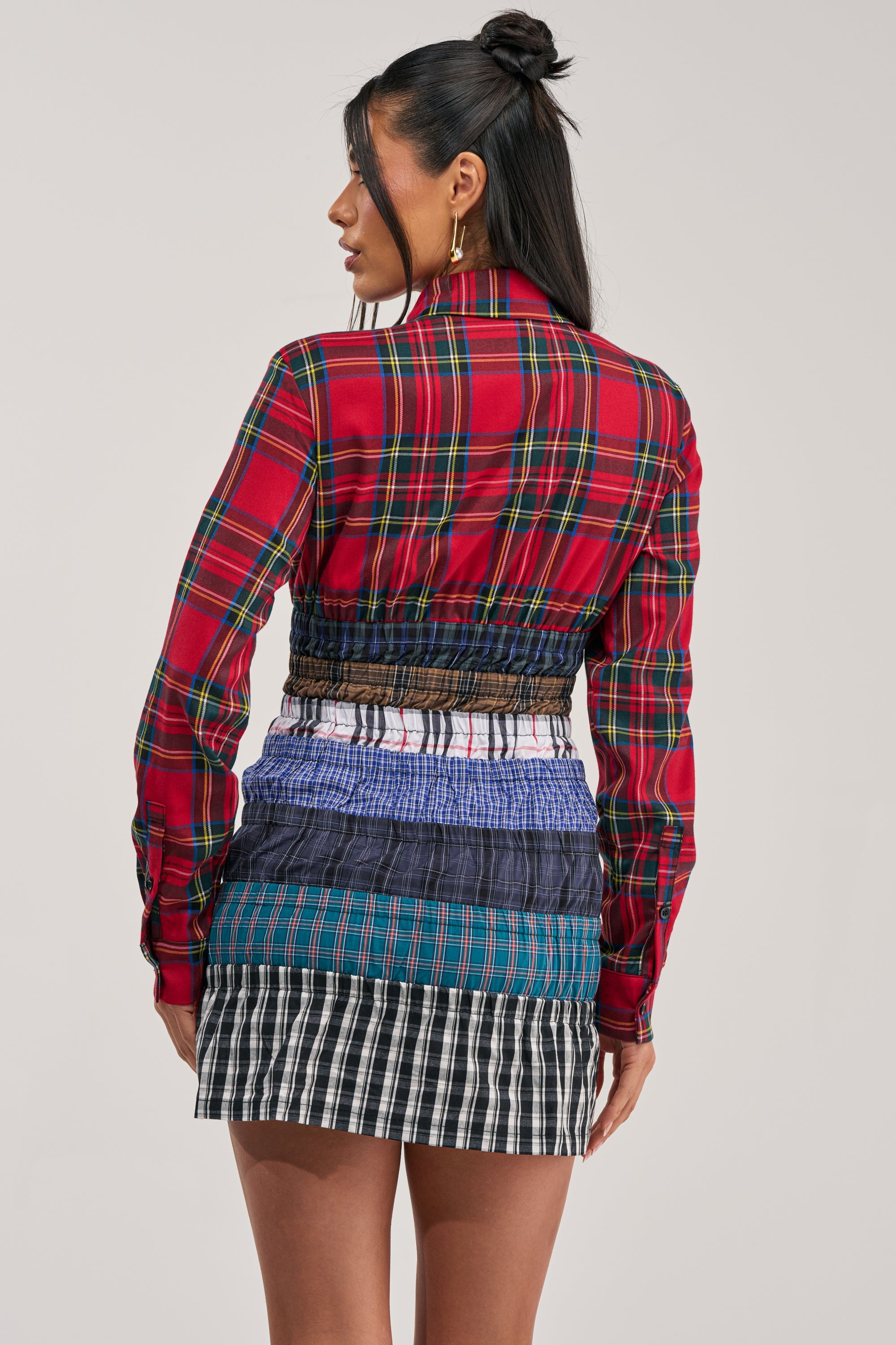 LAYERS TO MY LOVE FLANNEL MINI DRESS