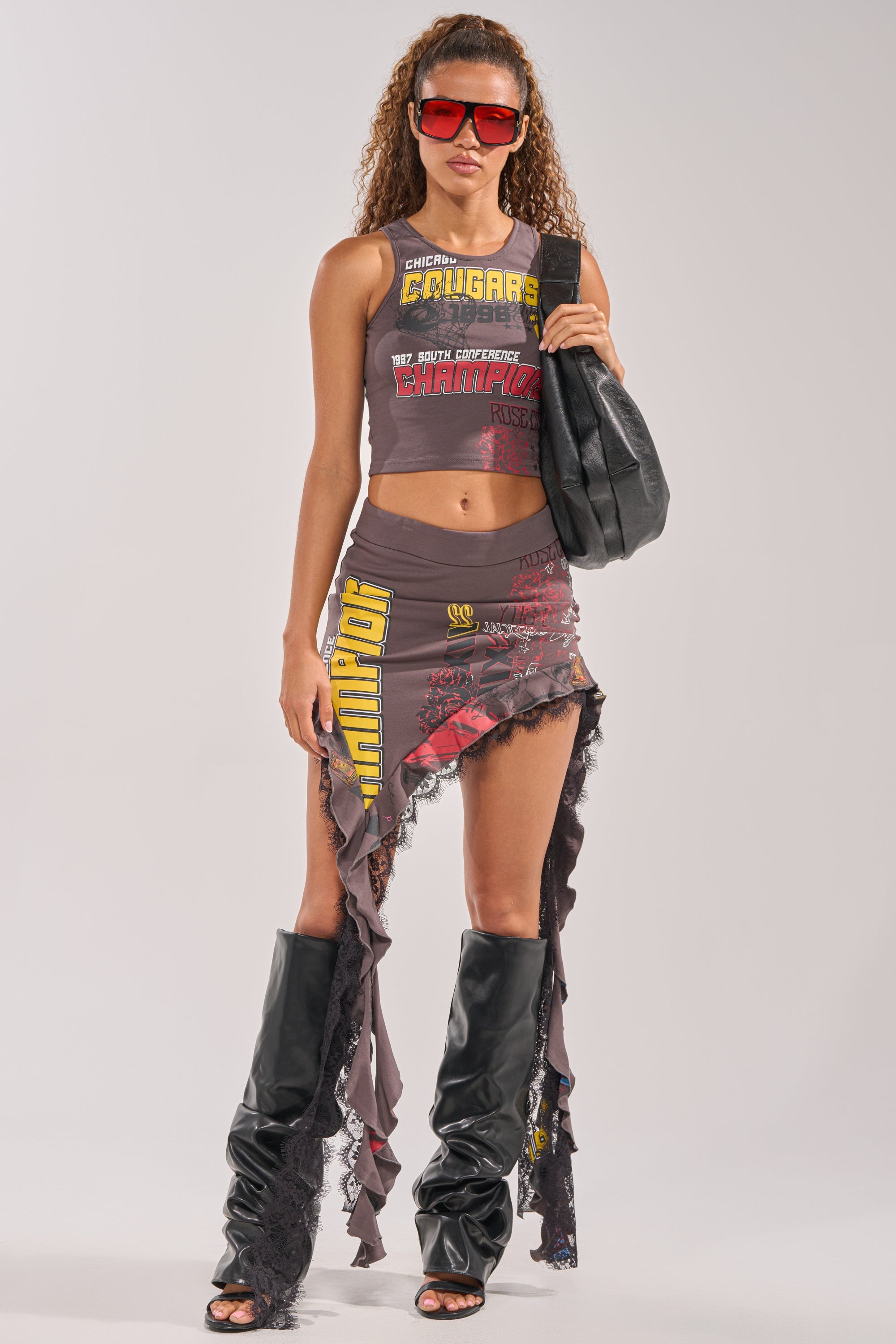 BIG WINNER GRAPHIC SKIRT