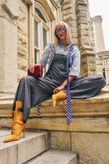 CLASS ACT PINSTRIPE OVERALLS