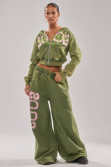 WINNERS CLUB WIDE LEG JOGGER