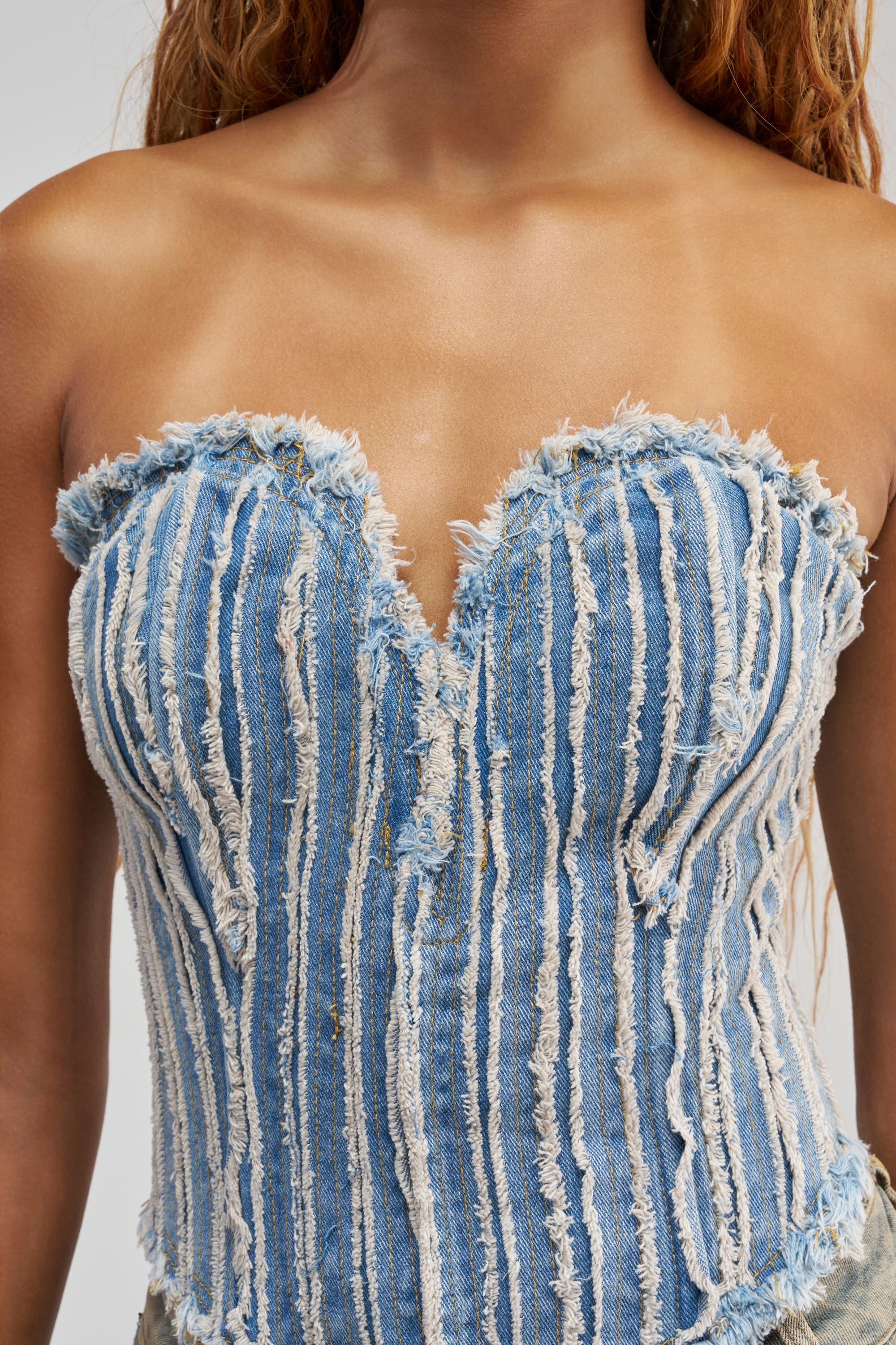 HERE FOR A GOOD TIME CORSET TOP