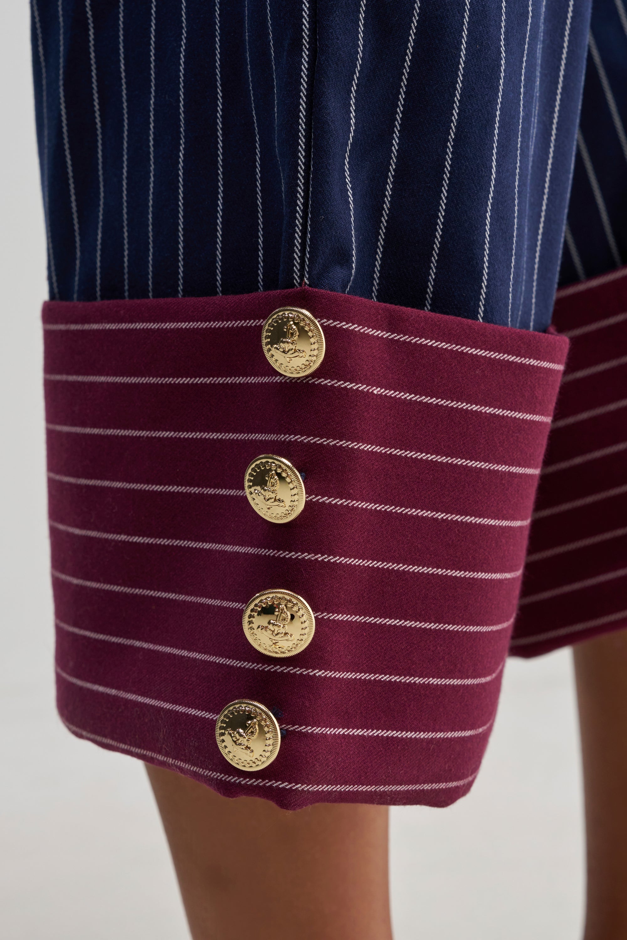 NEVER BETTER PINSTRIPE TROUSER
