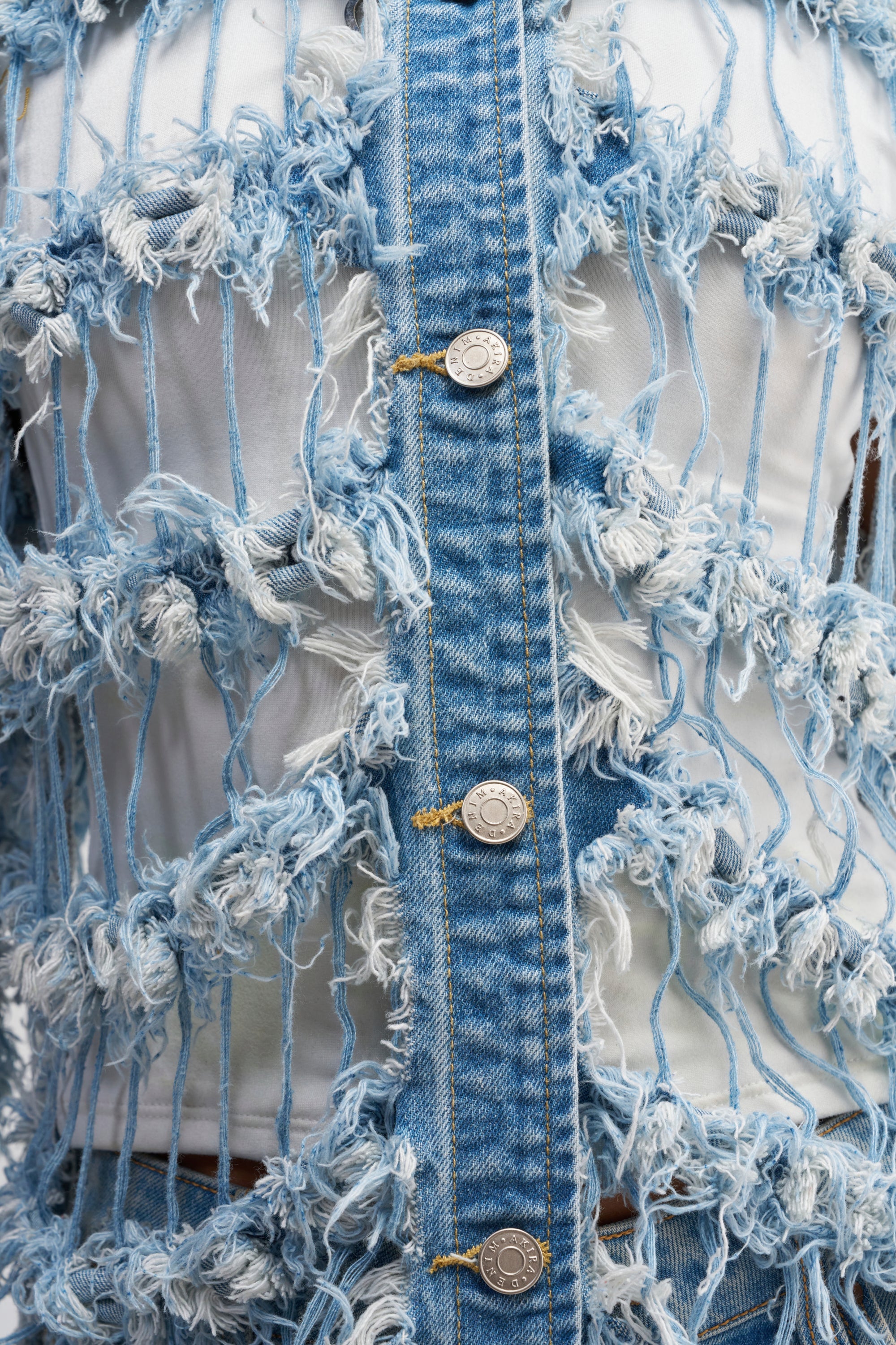 GOOD TIME NOT A LONG TIME DENIM TRENCH