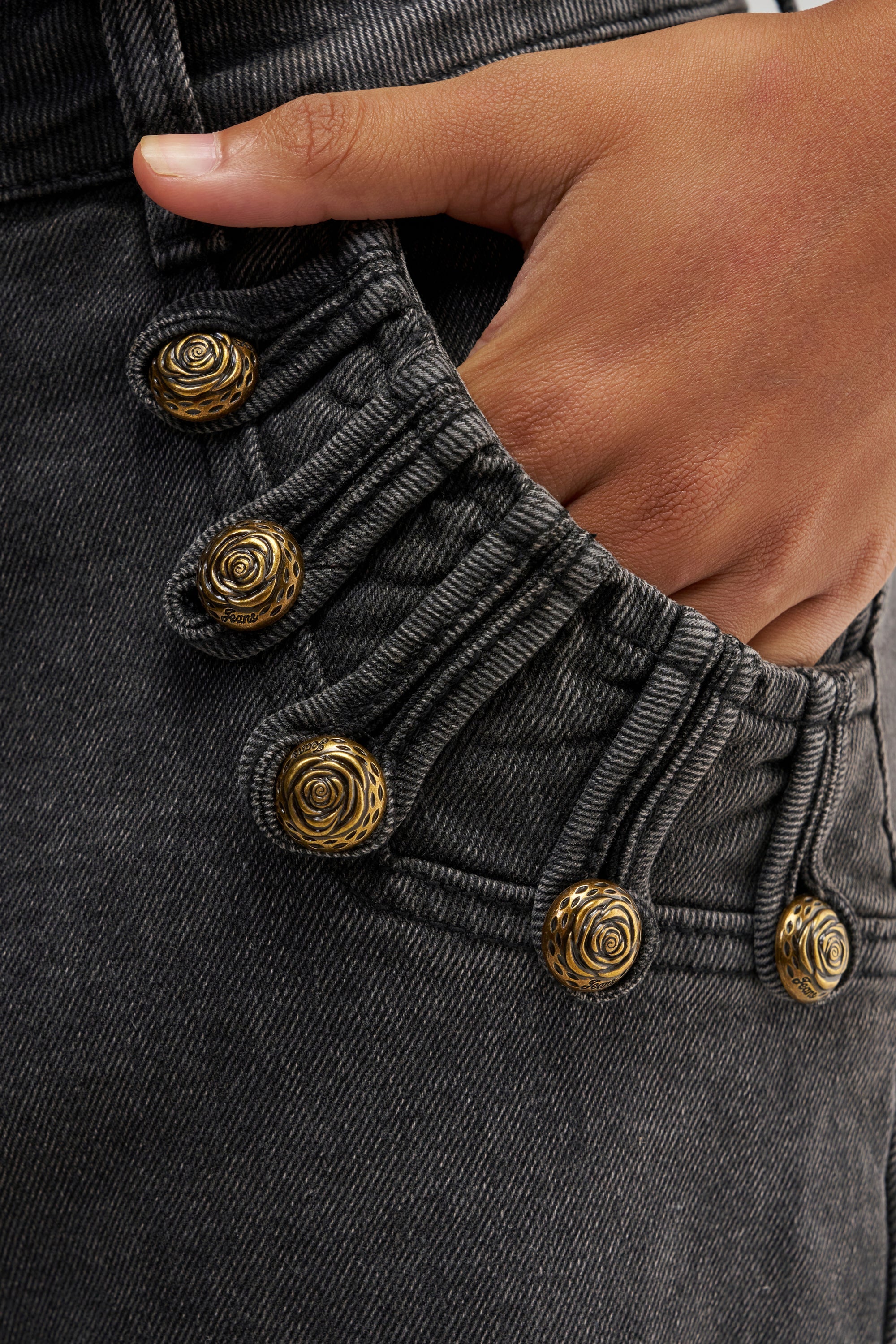 AHEAD OF THE CURVE MILITARY DENIM PANT