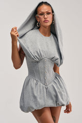 NO MERCY CORSET BUBBLE SKIRT MINI DRESS
