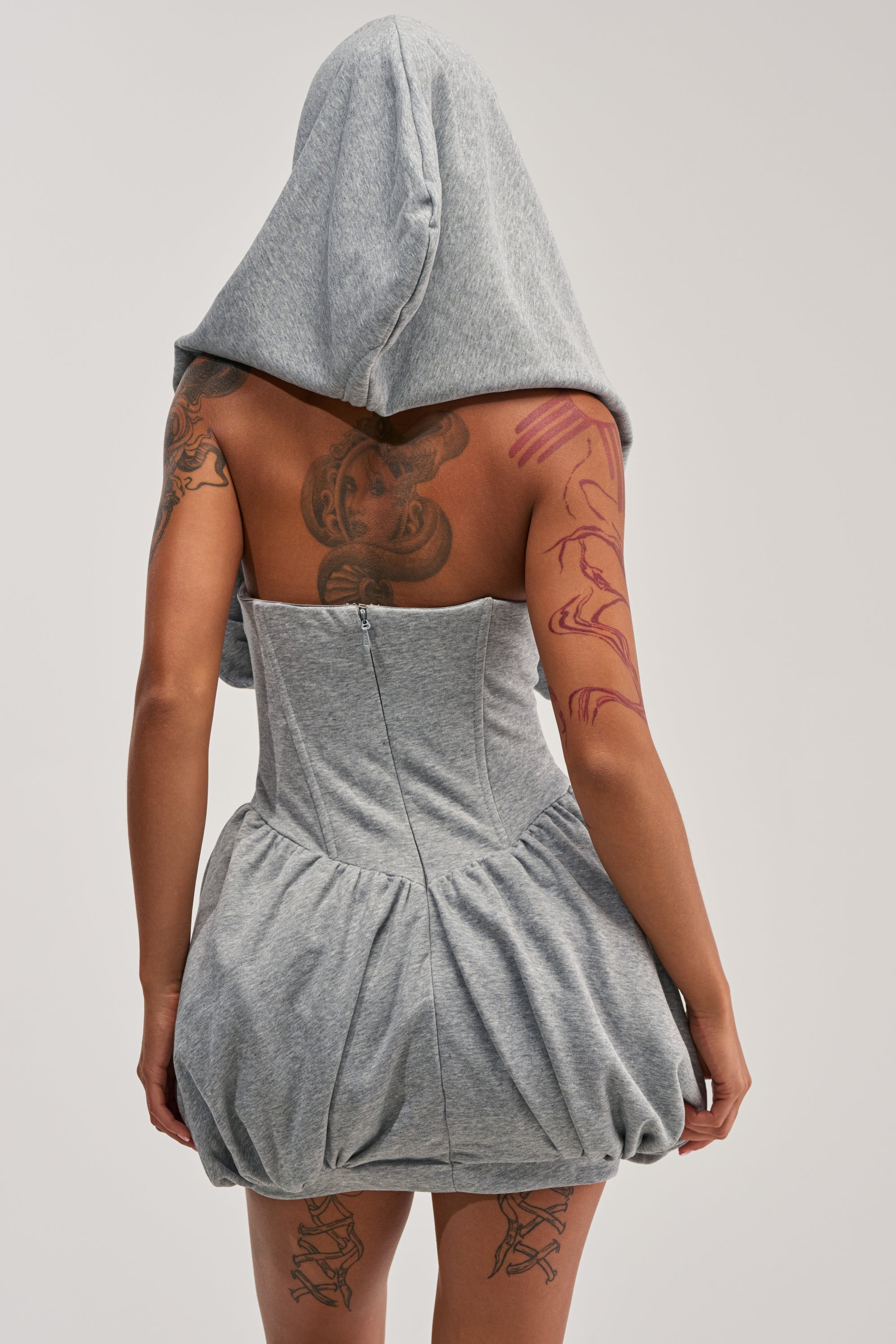 NO MERCY CORSET BUBBLE SKIRT MINI DRESS