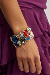 MULTI-STONE STRETCH BRACELET