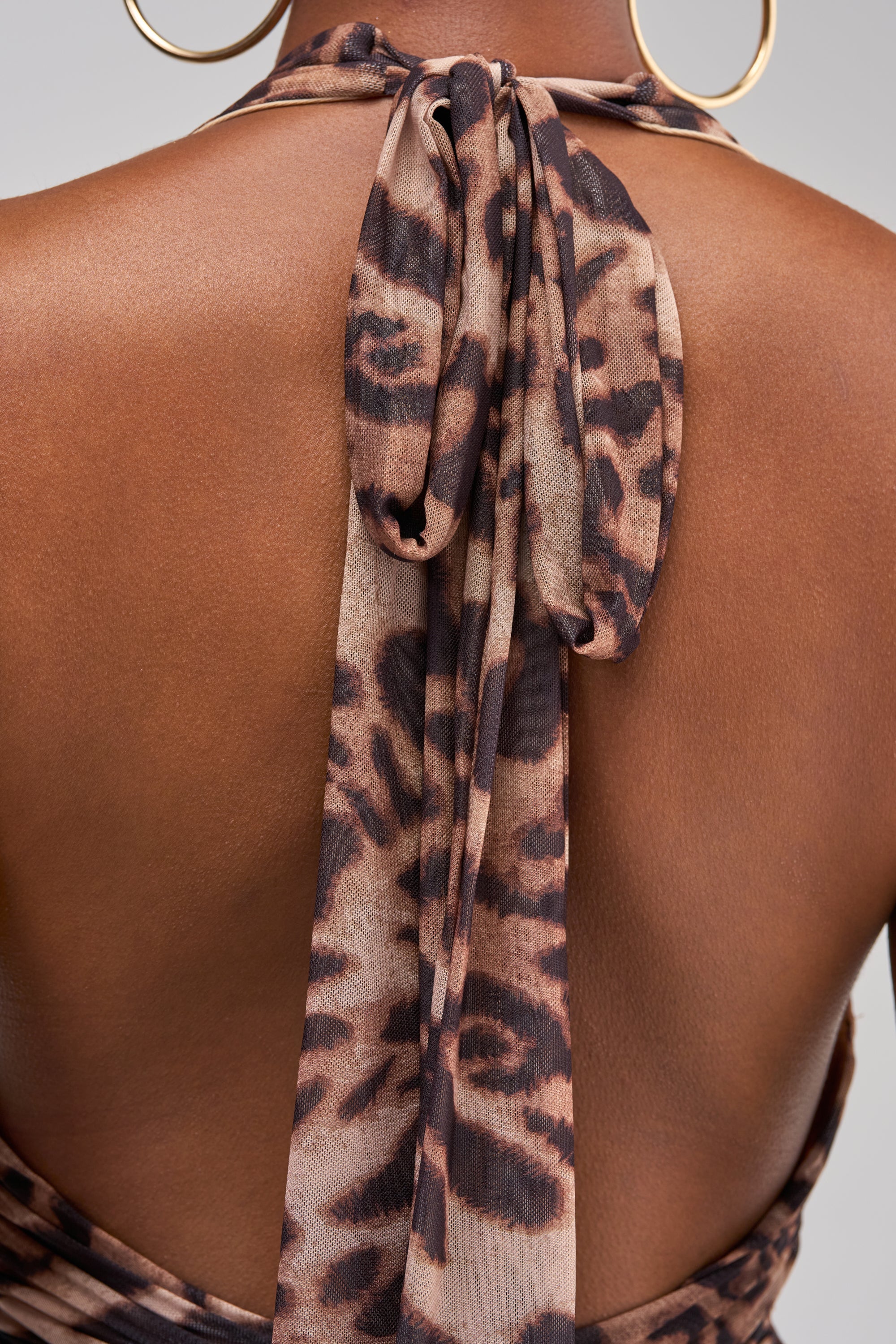 SUGAR RUSH MESH MAXI DRESS IN ANIMAL