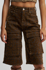 CHEETAH GIRL BERMUDA SHORT