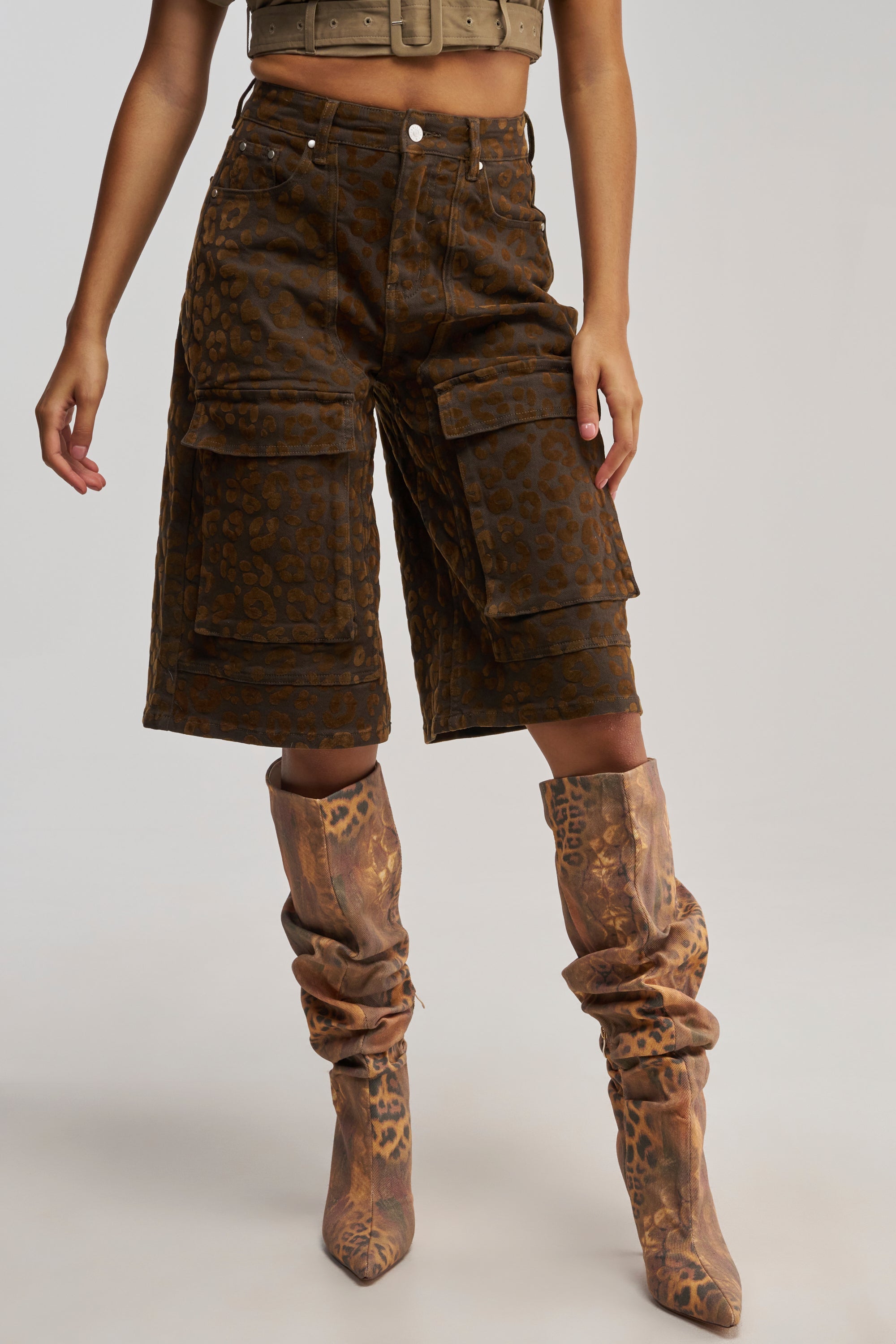 CHEETAH GIRL BERMUDA SHORT