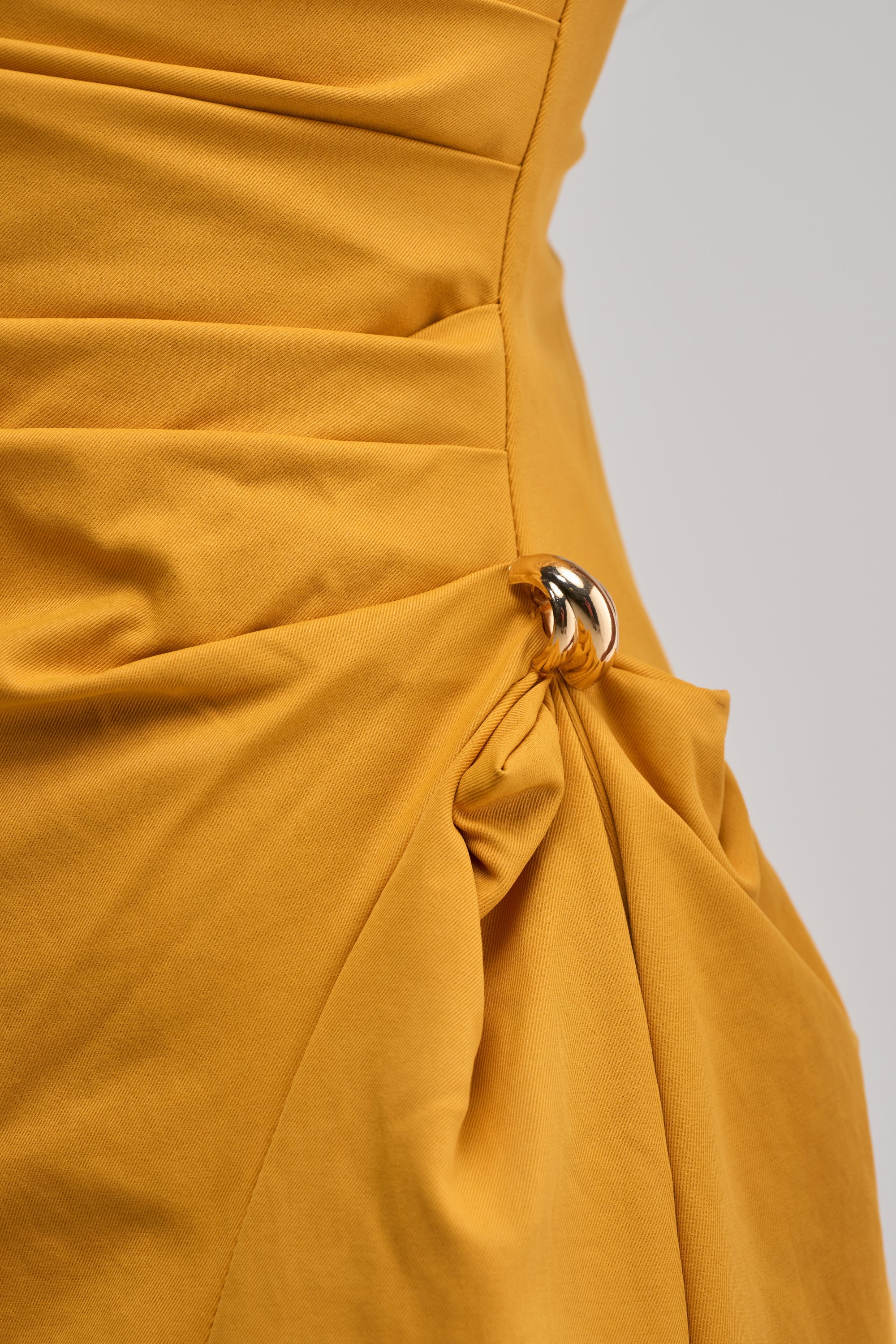IT'S MY TIME MIDI DRESS IN MUSTARD