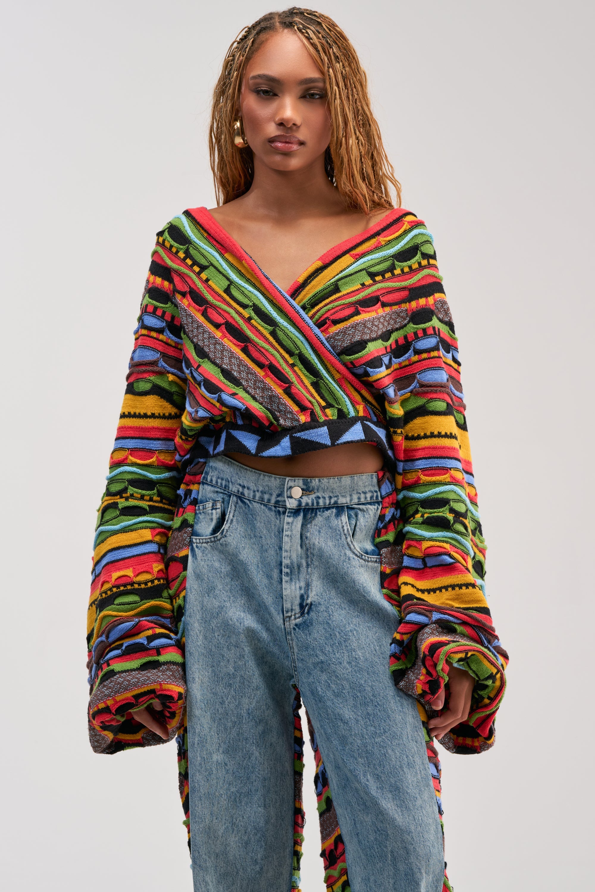 ONE OF ONE WRAP SWEATER
