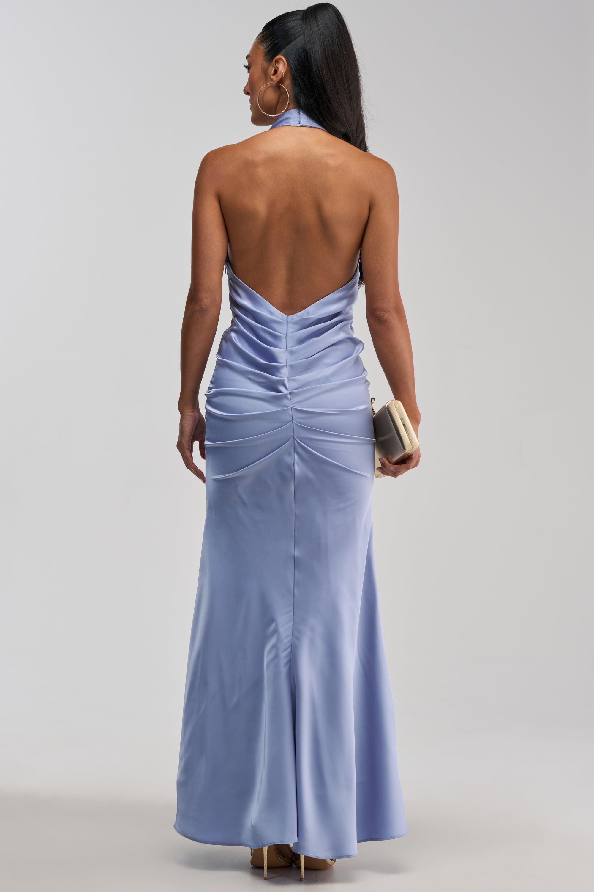 HEARTBREAKER SATIN MAXI DRESS