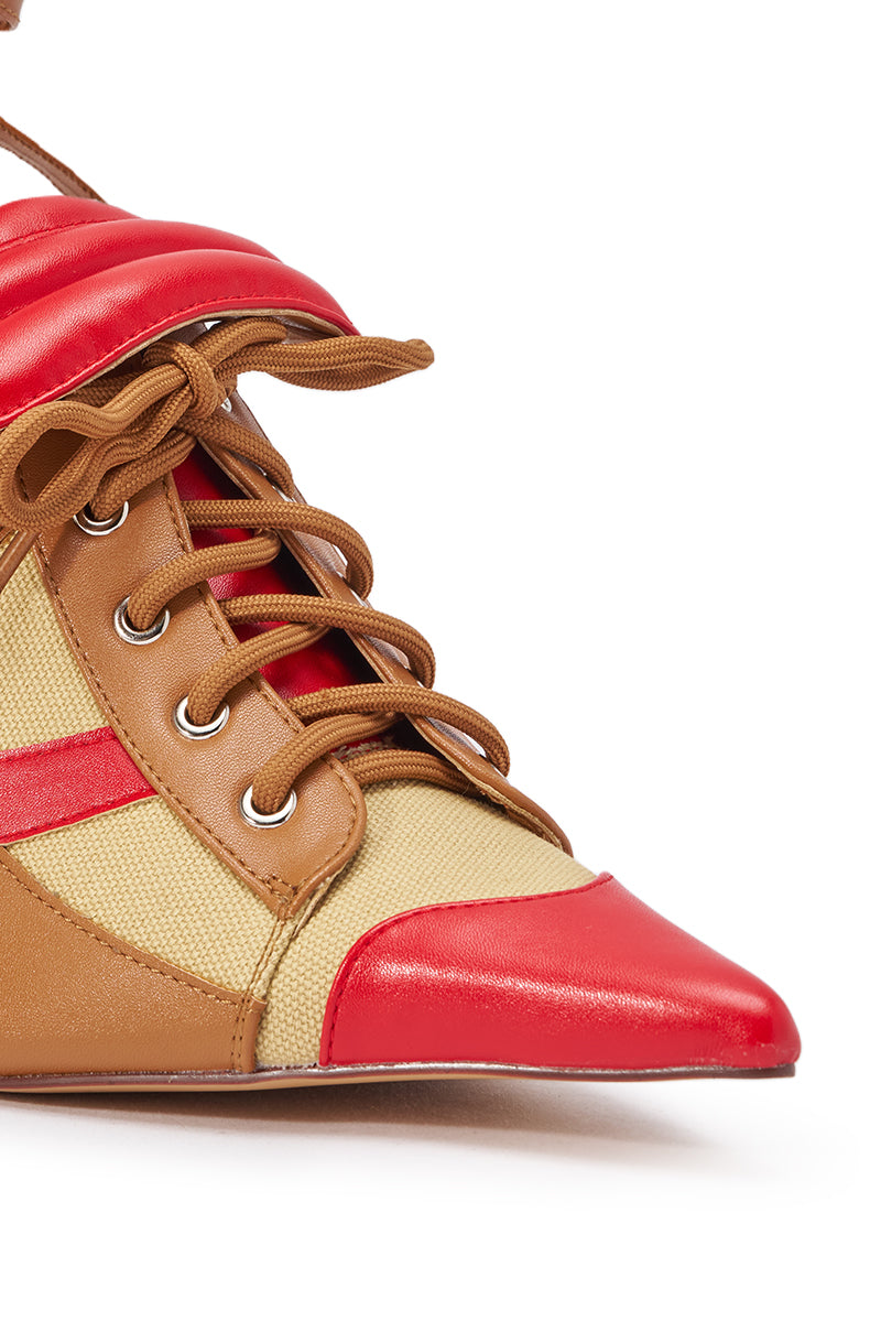 AZALEA WANG AMBRE RED MULTI PUMP