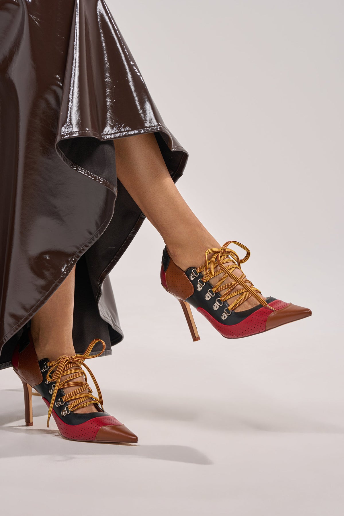 AZALEA WANG BLITZ RED MULTI SPORTY PUMP