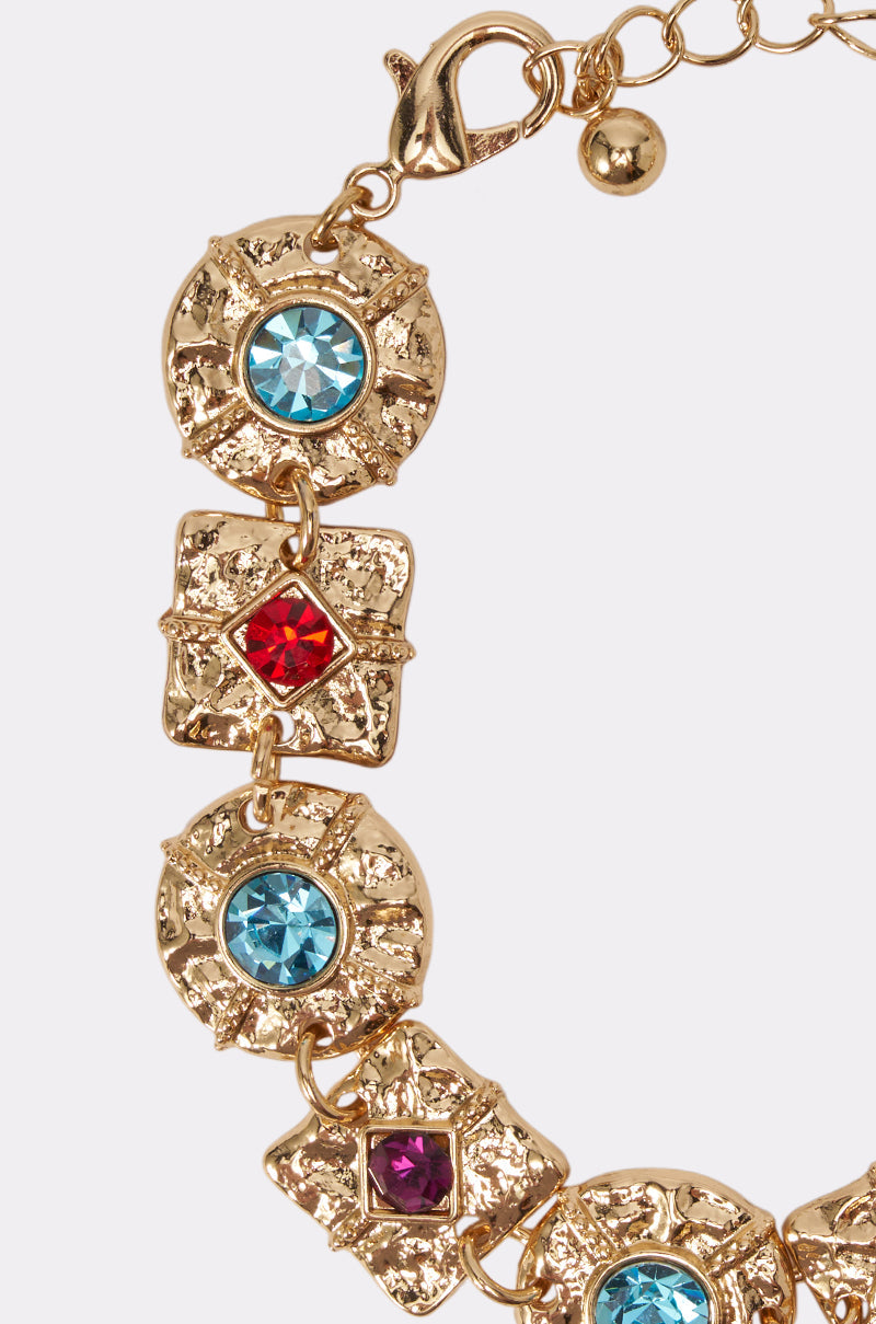 MULTICOLOR STONE BRACELET
