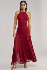 CATCH ME DANCING HIGH NECK MAXI DRESS