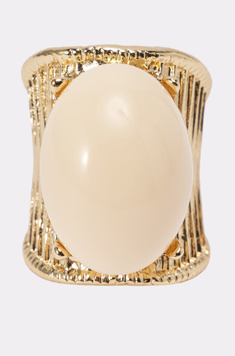 CROWN ENERGY GOLD RING IN WHITE