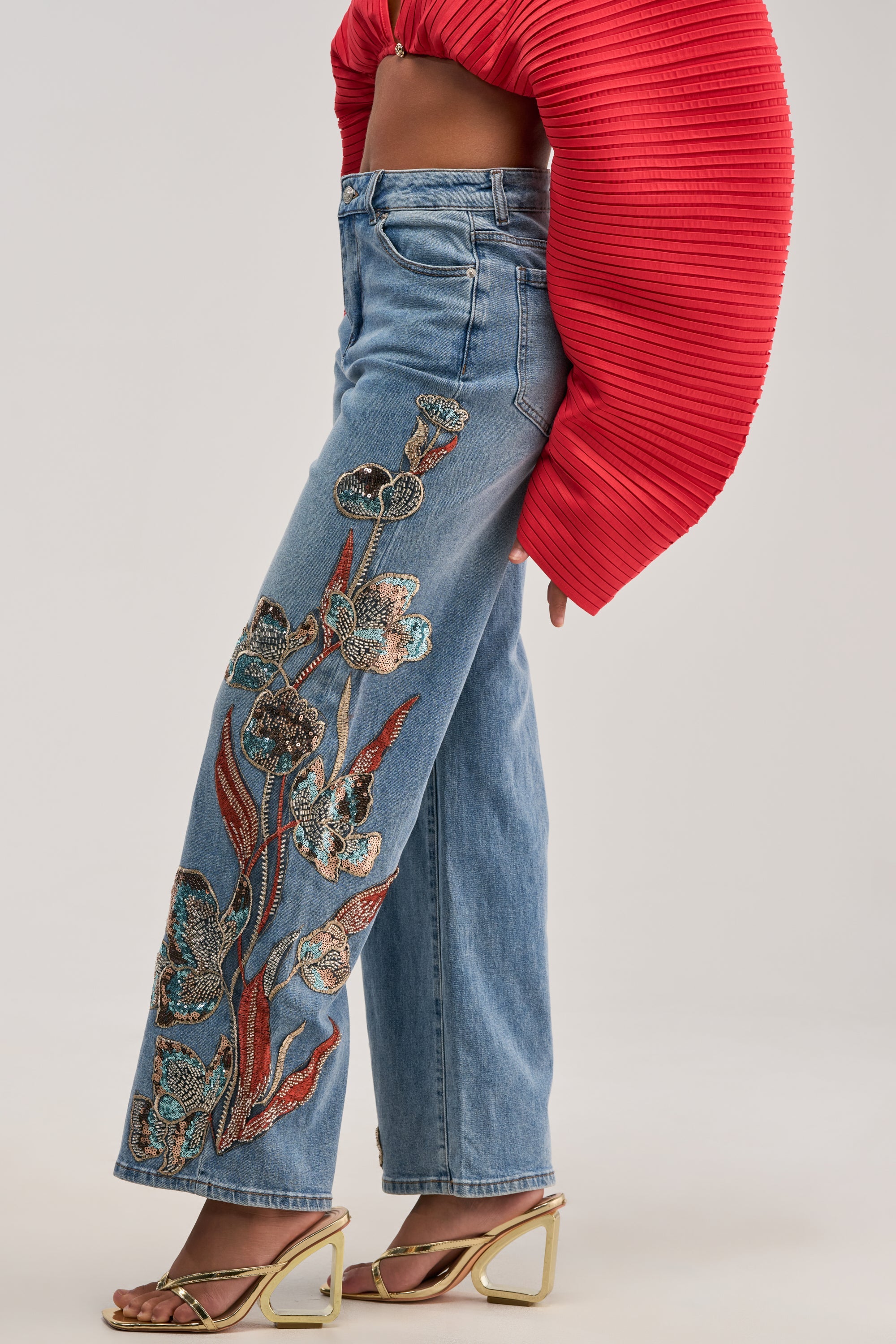 PRETTY LIKE ME EMBELLISHED DENIM