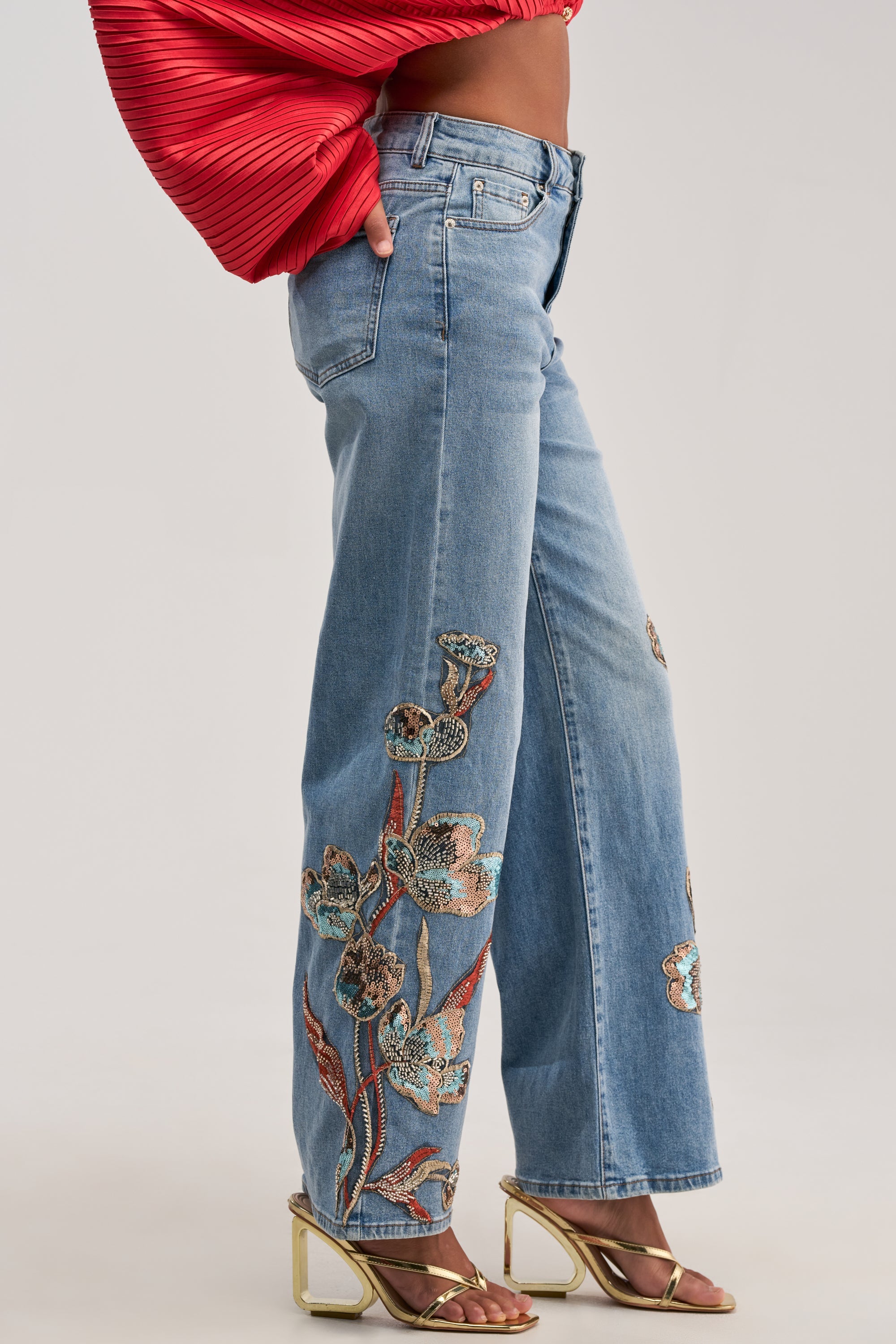 PRETTY LIKE ME EMBELLISHED DENIM