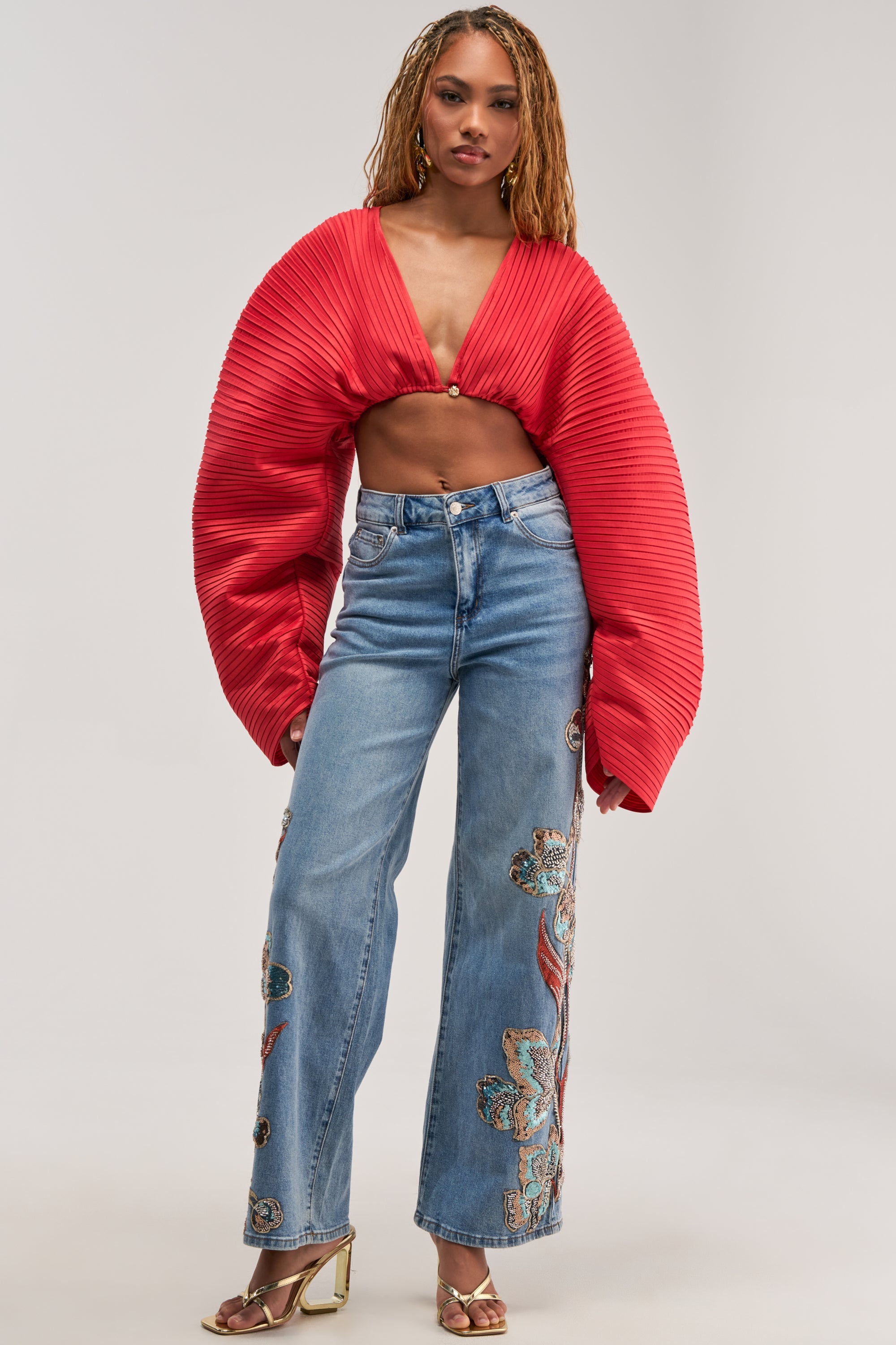 PRETTY LIKE ME EMBELLISHED DENIM