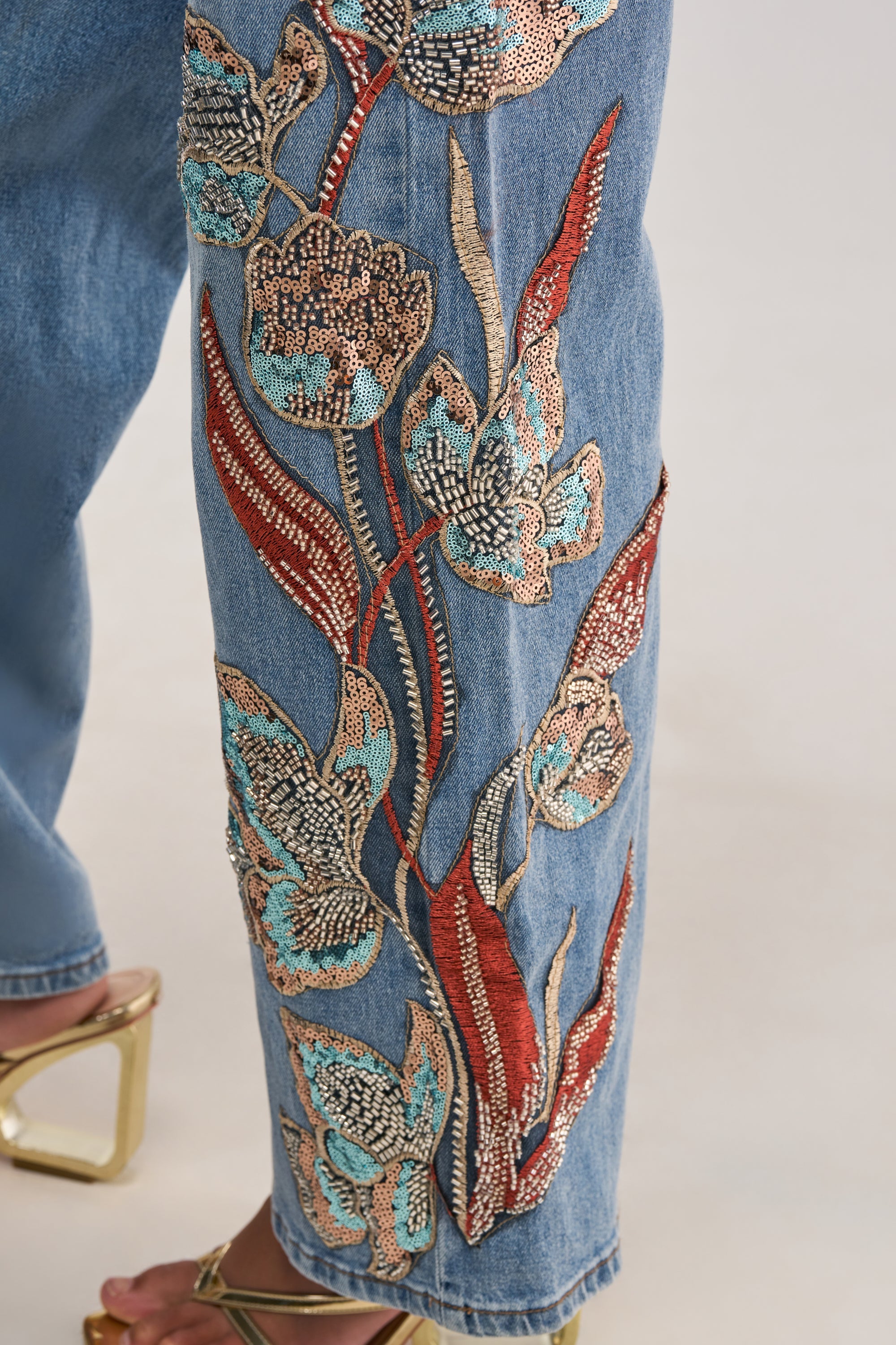 PRETTY LIKE ME EMBELLISHED DENIM