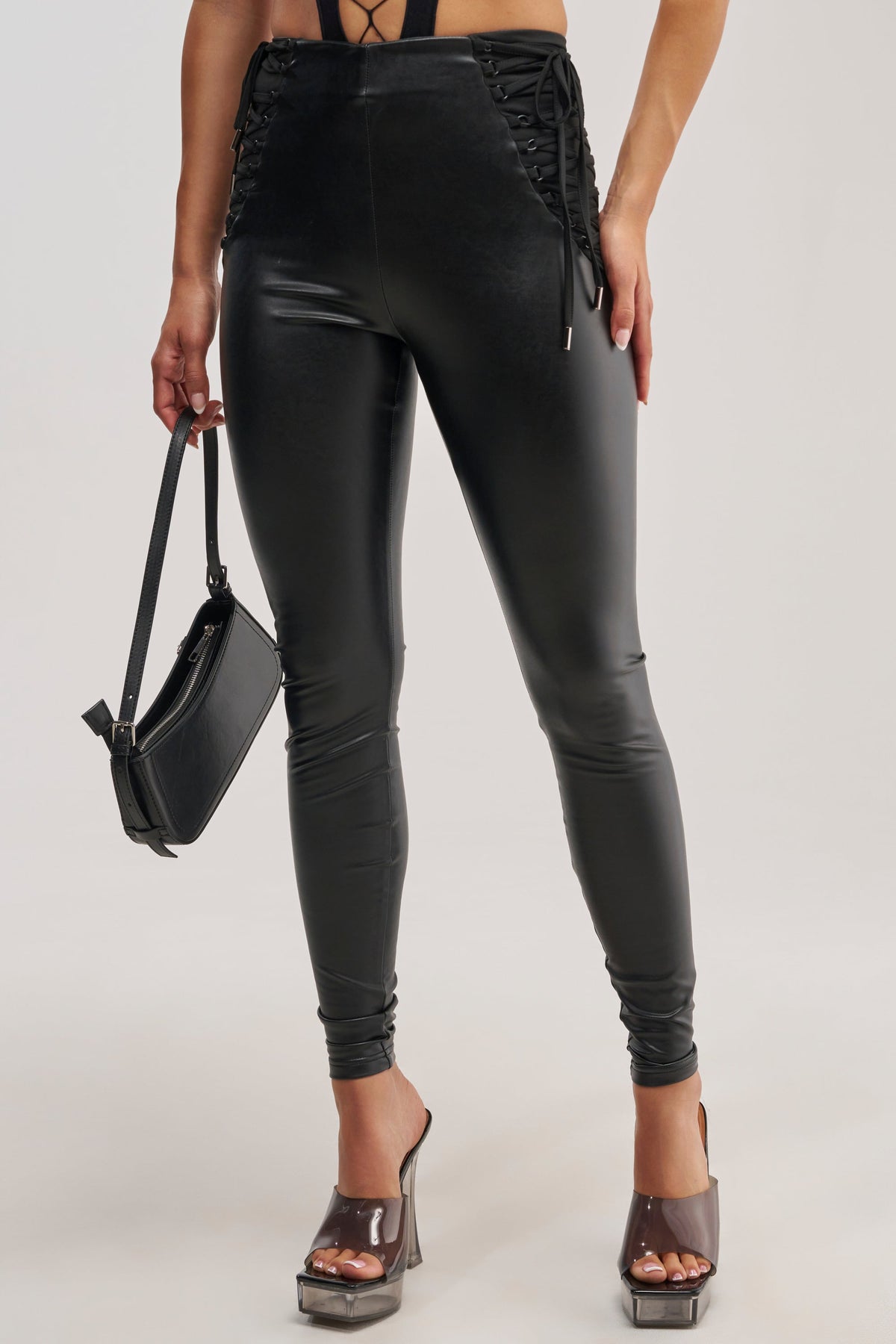 SEXY AS HELL LACE UP LEGGING