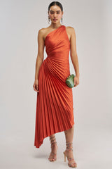 MIDNIGHT MAVEN SLEEVELESS MAXI DRESS IN RED
