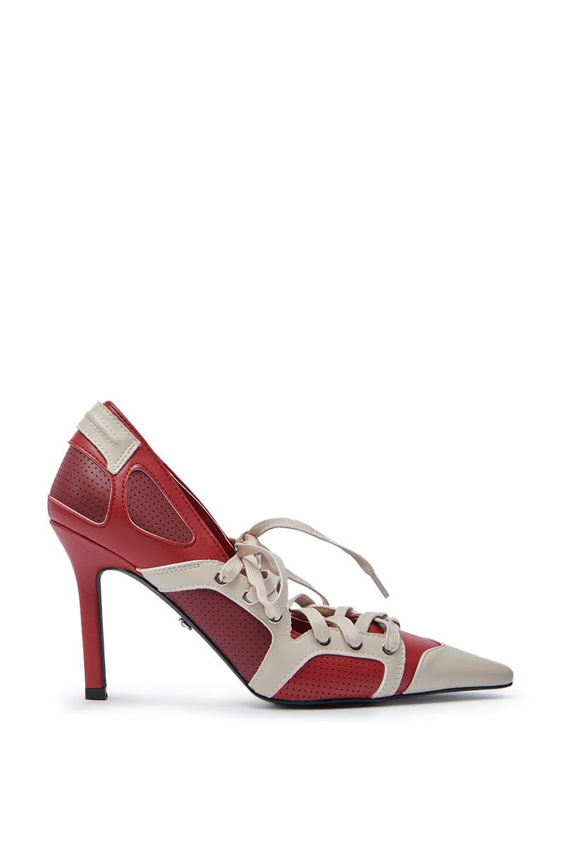 AZALEA WANG FIRST STRING BURGUNDY PUMP