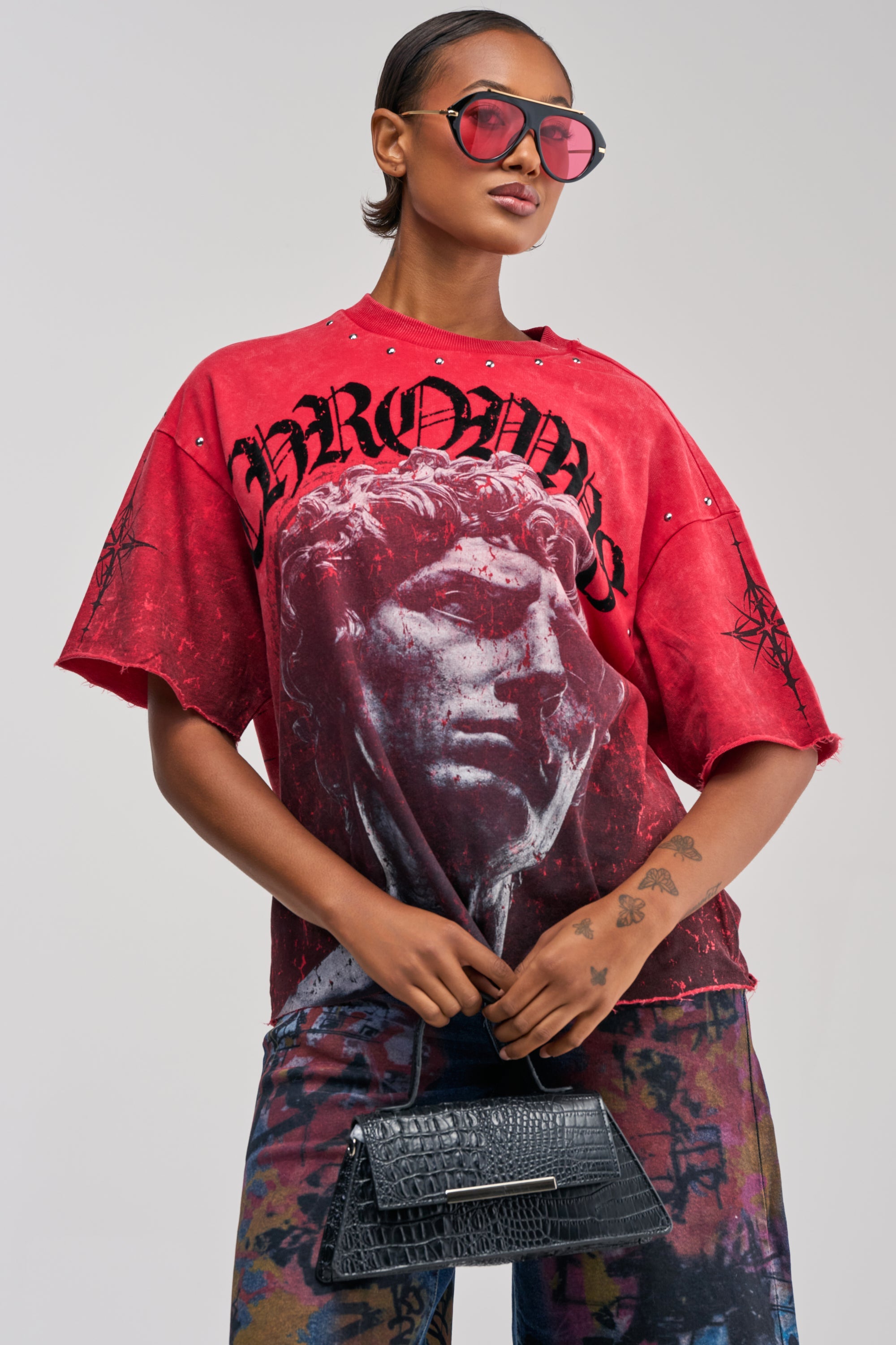 FIRST ROW ONLY HUMAN GRAPHIC TEE