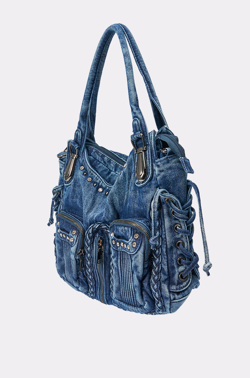 ULTIMATE IT GIRL DENIM BAG