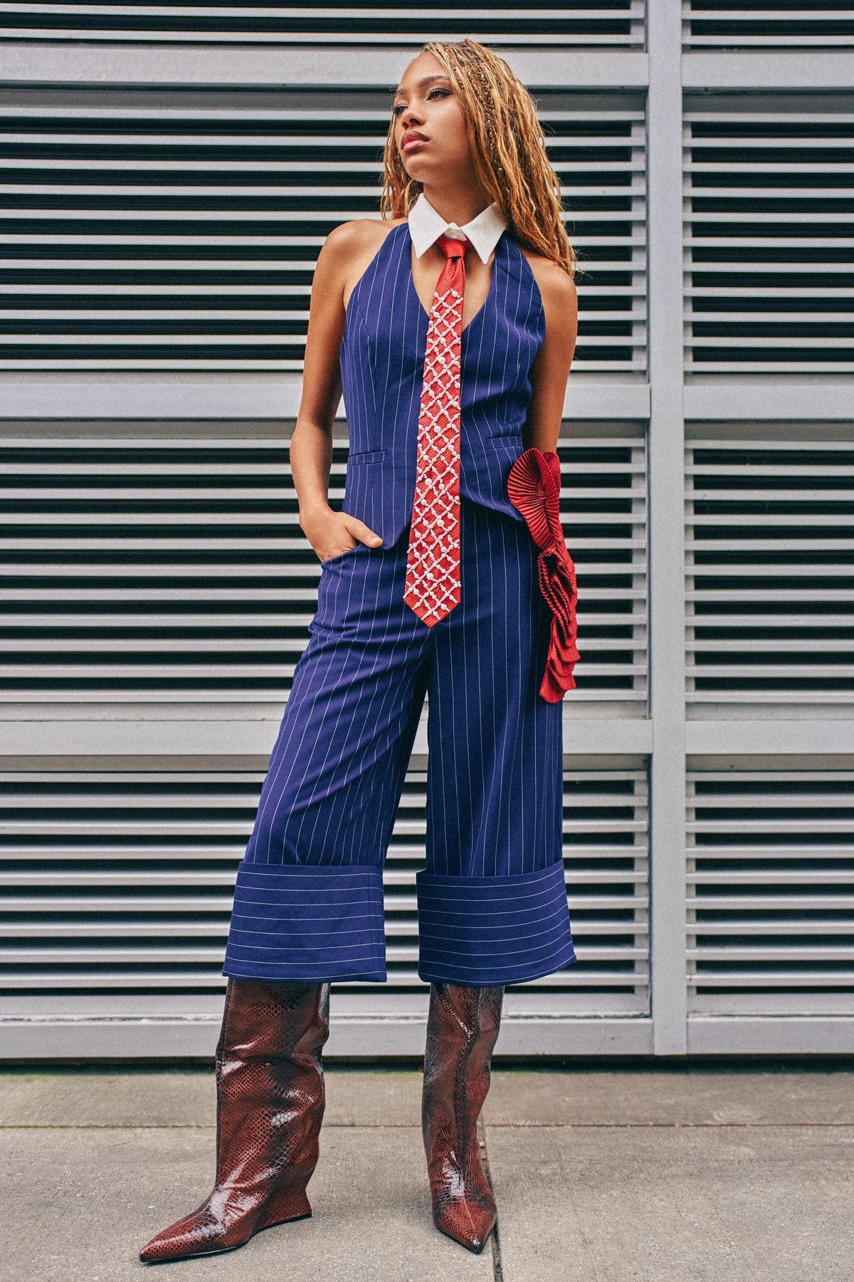 BIG BANK STRIPED GAUCHO