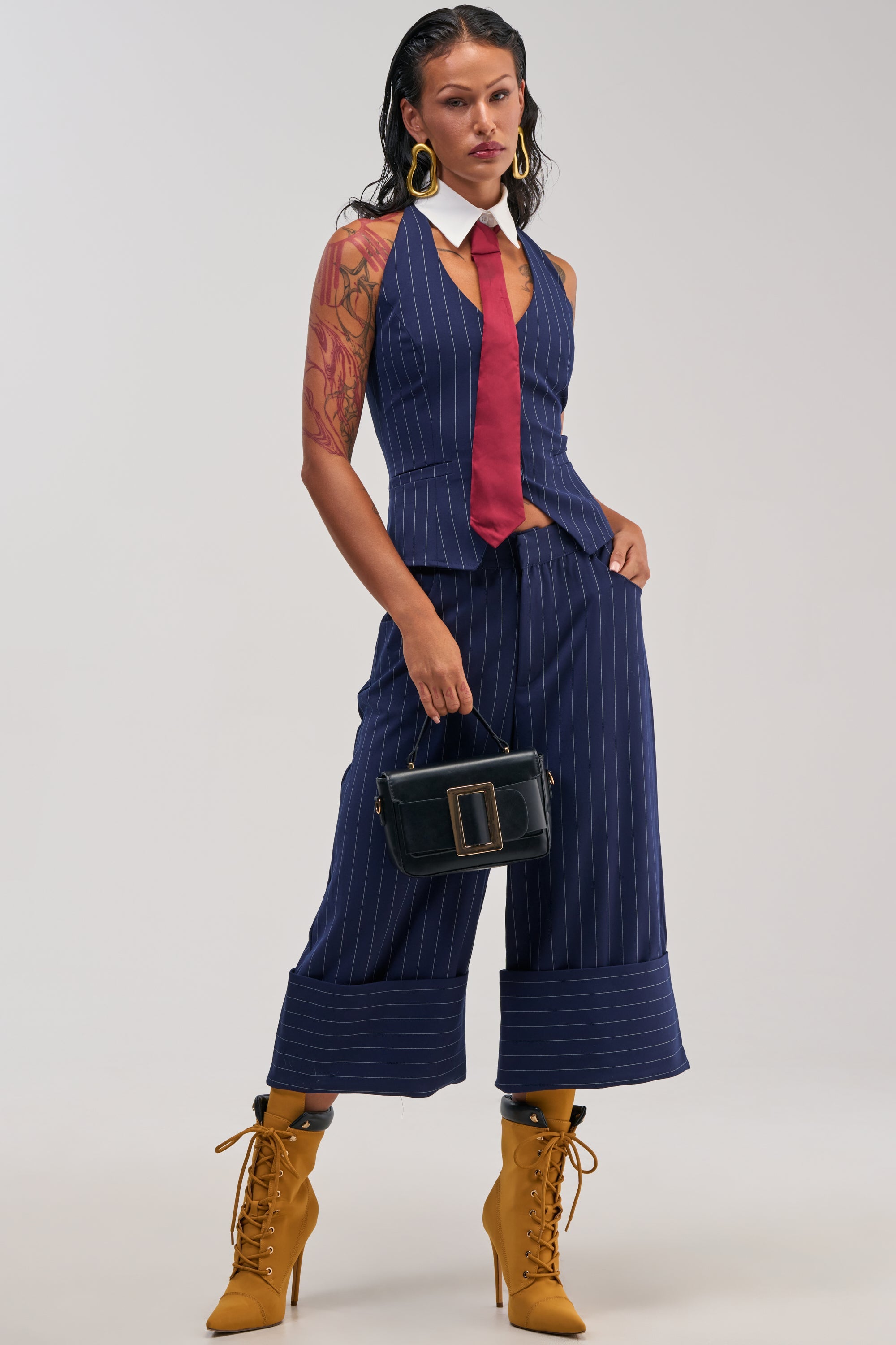 BIG BANK STRIPED GAUCHO