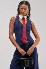 BIG BANK STRIPED VEST