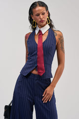 BIG BANK STRIPED VEST