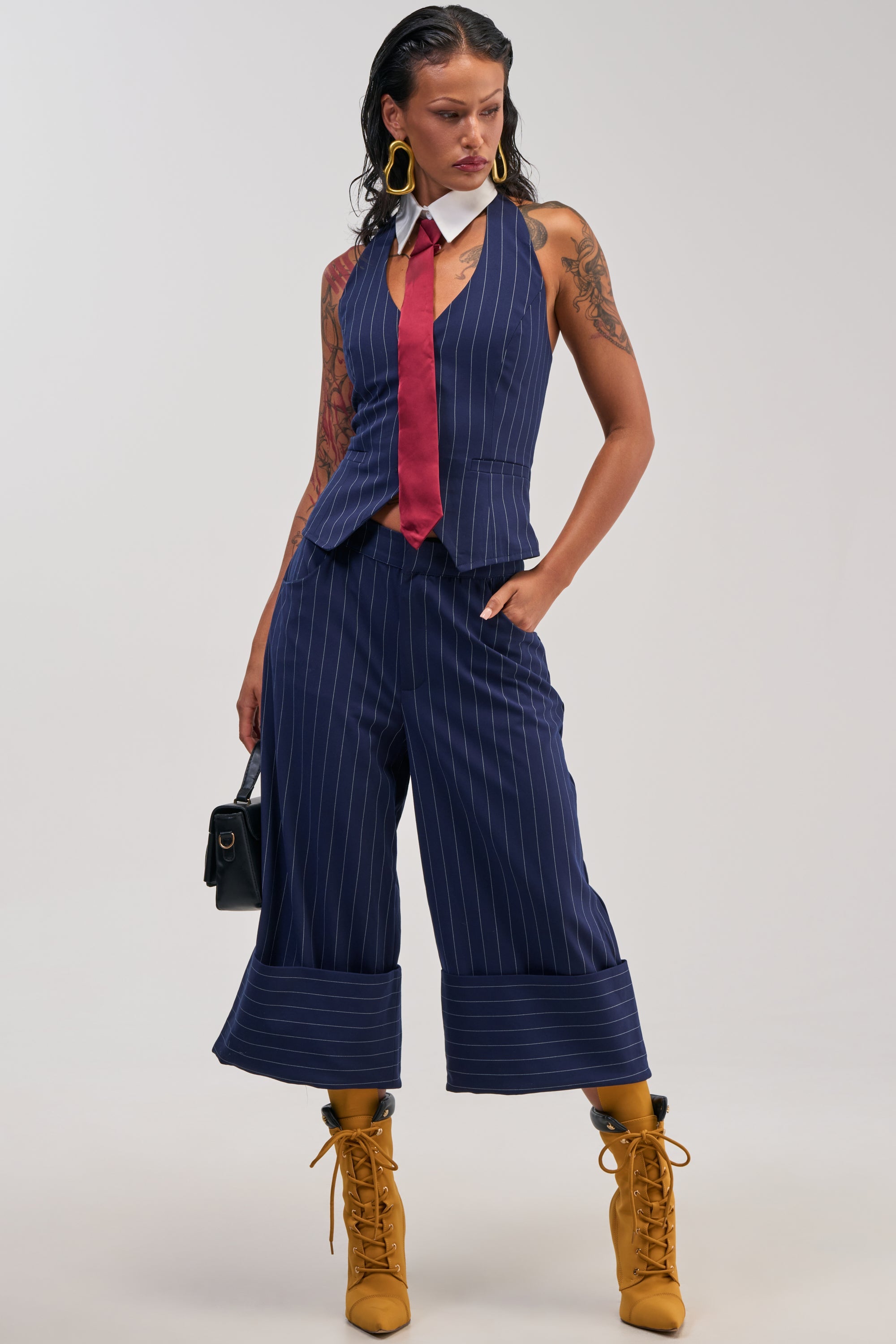 BIG BANK STRIPED VEST