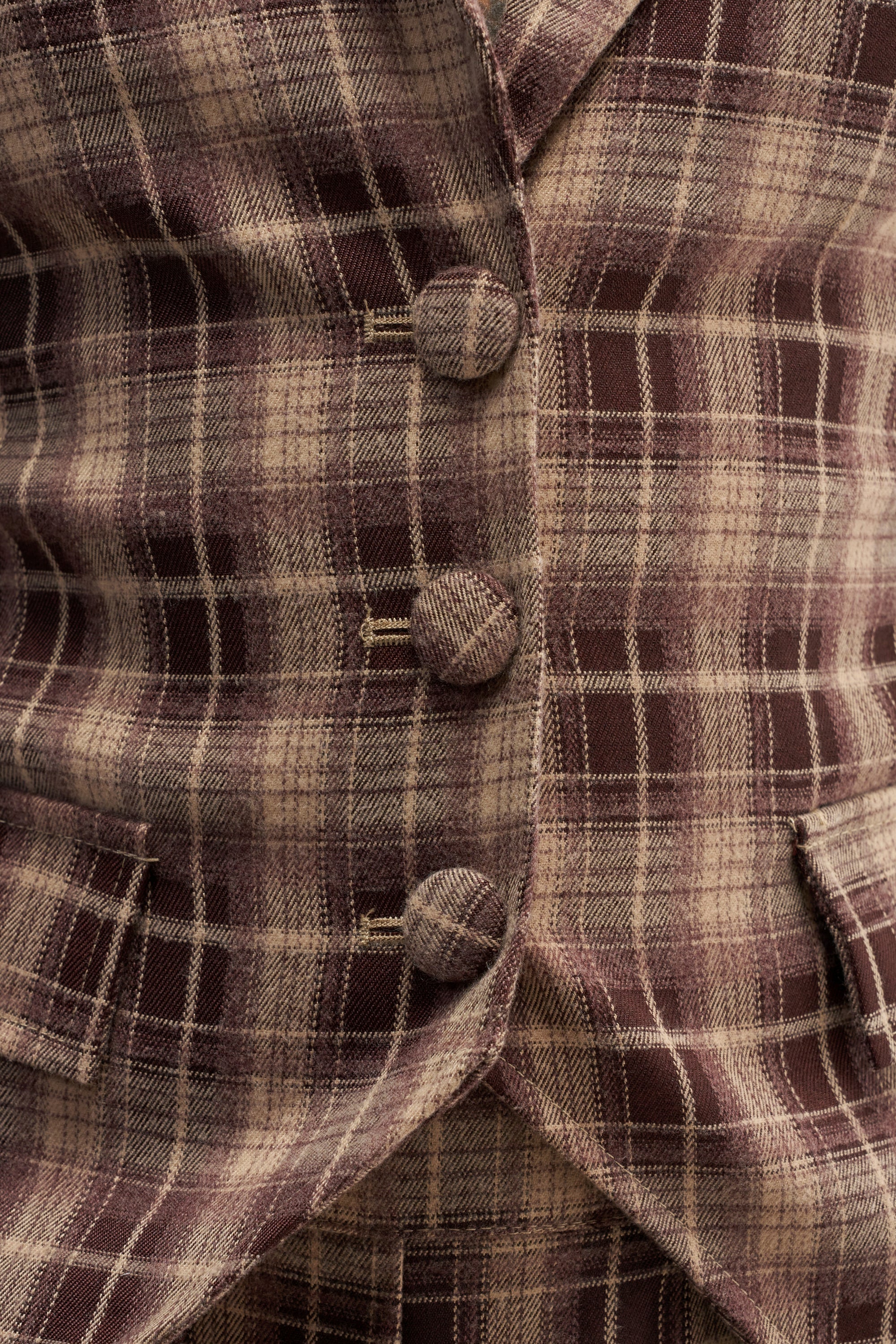 PLAID PRINCESS BUTTON DOWN