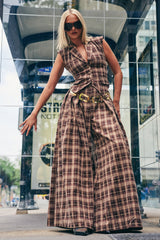 PLAID PRINCESS TROUSER
