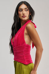 SHOWBIZ BABY BLOUSE IN FUCHSIA