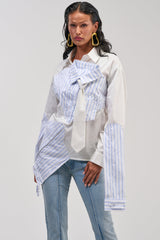 HOT MESS POPLIN BLOUSE